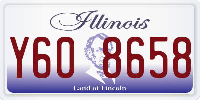 IL license plate Y608658