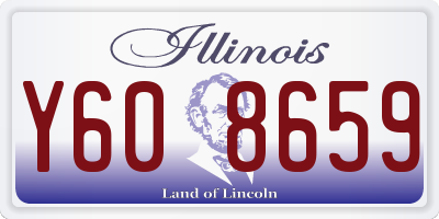 IL license plate Y608659