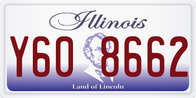 IL license plate Y608662