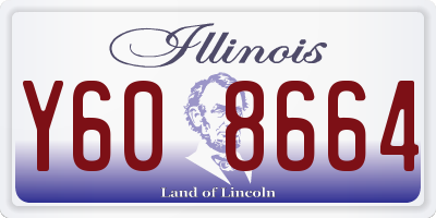 IL license plate Y608664