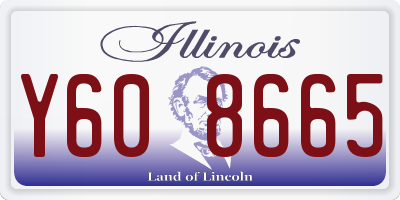 IL license plate Y608665
