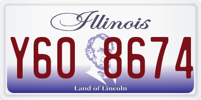 IL license plate Y608674