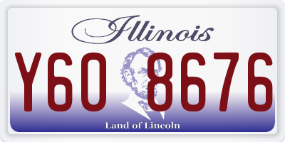 IL license plate Y608676