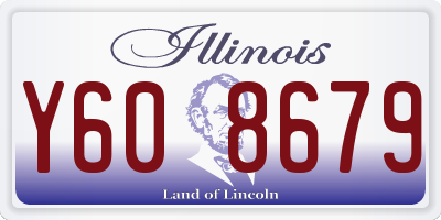 IL license plate Y608679