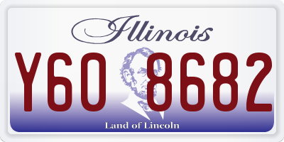 IL license plate Y608682