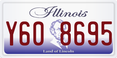 IL license plate Y608695