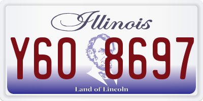 IL license plate Y608697