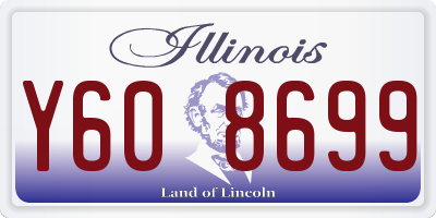 IL license plate Y608699