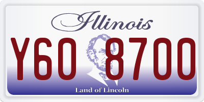 IL license plate Y608700