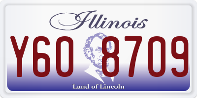 IL license plate Y608709