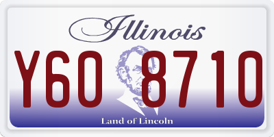IL license plate Y608710