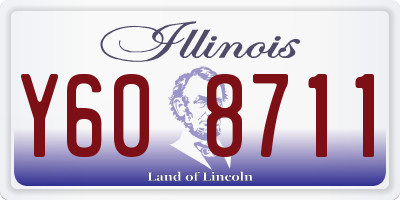 IL license plate Y608711