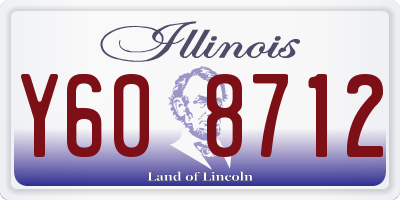 IL license plate Y608712