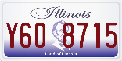 IL license plate Y608715