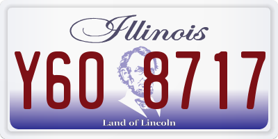 IL license plate Y608717