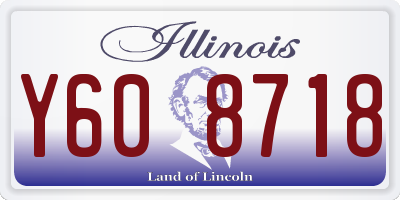 IL license plate Y608718