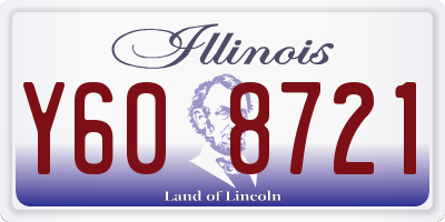 IL license plate Y608721