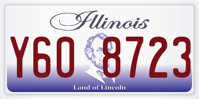 IL license plate Y608723