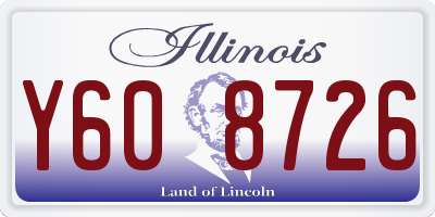 IL license plate Y608726