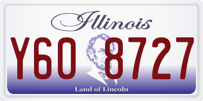 IL license plate Y608727