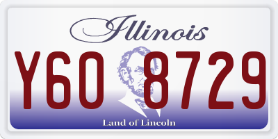 IL license plate Y608729