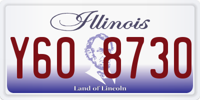 IL license plate Y608730