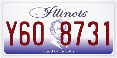 IL license plate Y608731