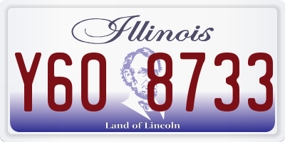 IL license plate Y608733