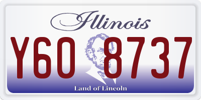IL license plate Y608737