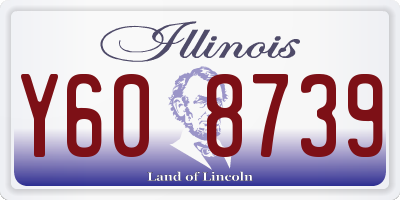 IL license plate Y608739