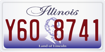 IL license plate Y608741