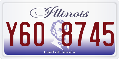 IL license plate Y608745