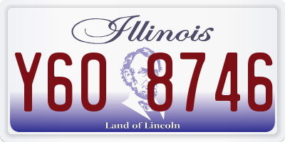 IL license plate Y608746