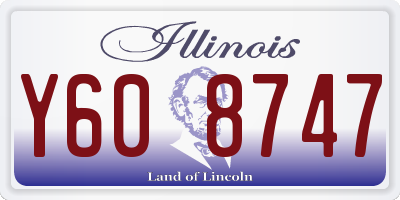 IL license plate Y608747