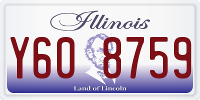 IL license plate Y608759