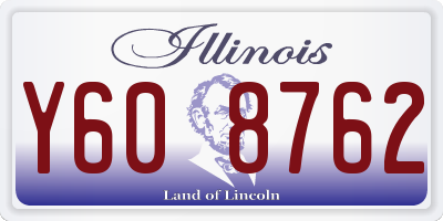 IL license plate Y608762
