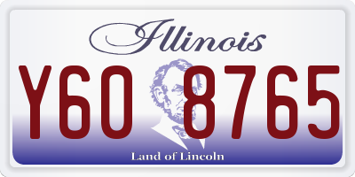 IL license plate Y608765