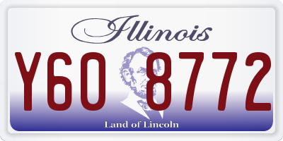 IL license plate Y608772