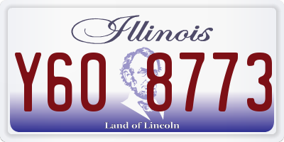 IL license plate Y608773