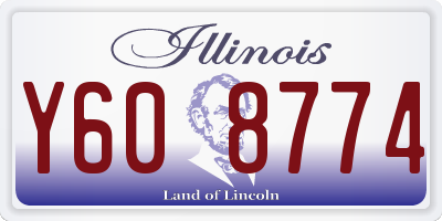 IL license plate Y608774
