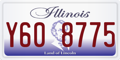 IL license plate Y608775