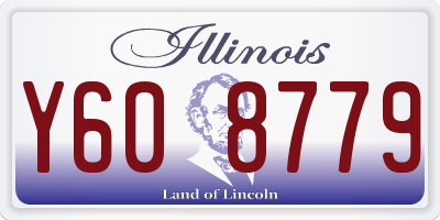 IL license plate Y608779