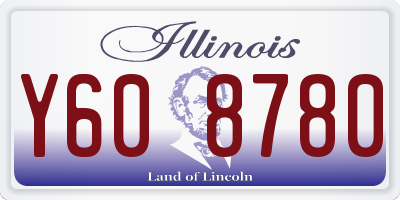 IL license plate Y608780