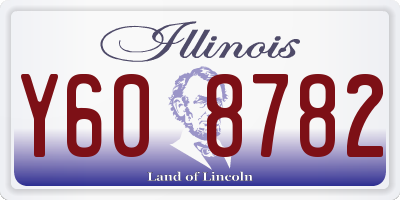 IL license plate Y608782
