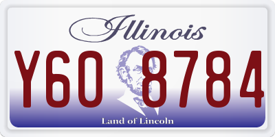 IL license plate Y608784