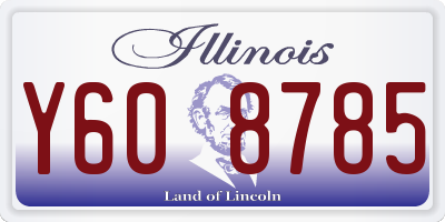IL license plate Y608785