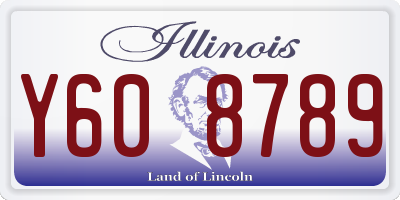 IL license plate Y608789