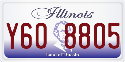 IL license plate Y608805