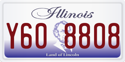 IL license plate Y608808