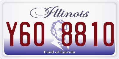 IL license plate Y608810